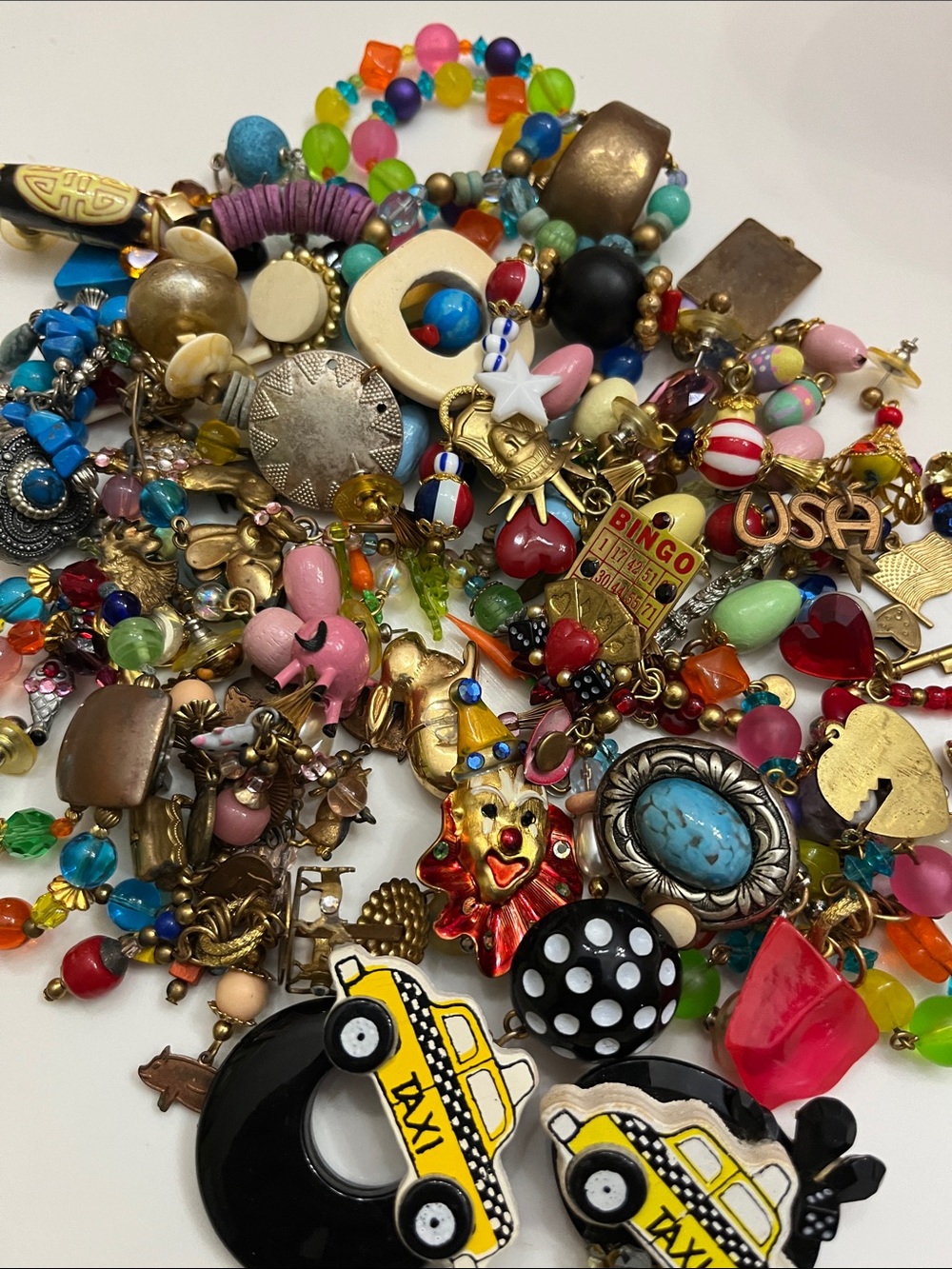 Vintage lot Katrina jewelry pieces for crafting fun! Lot 3